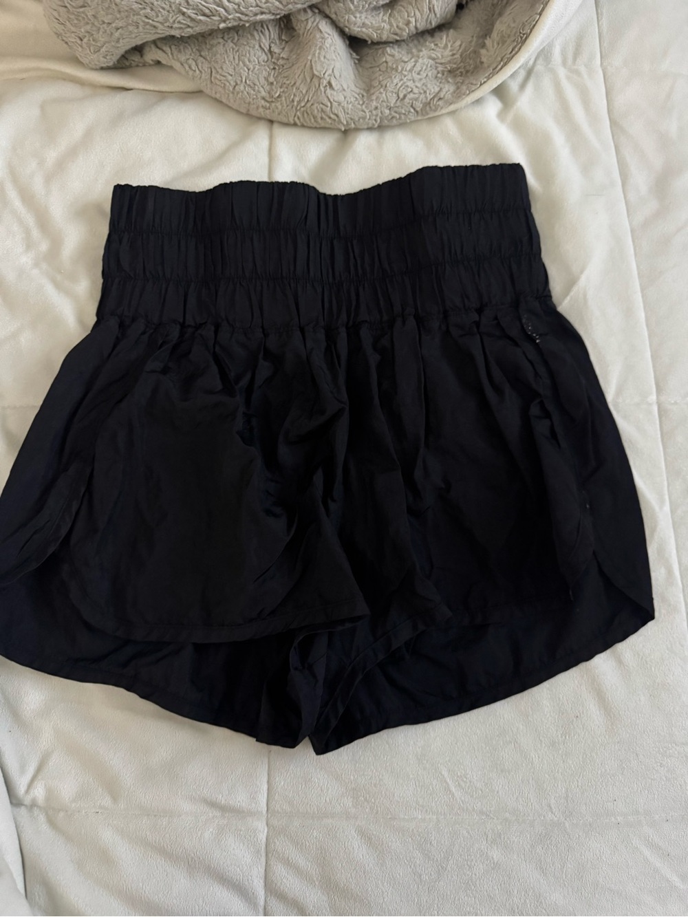 Free people movement High-Waist Smocked Women’s Shorts - Black